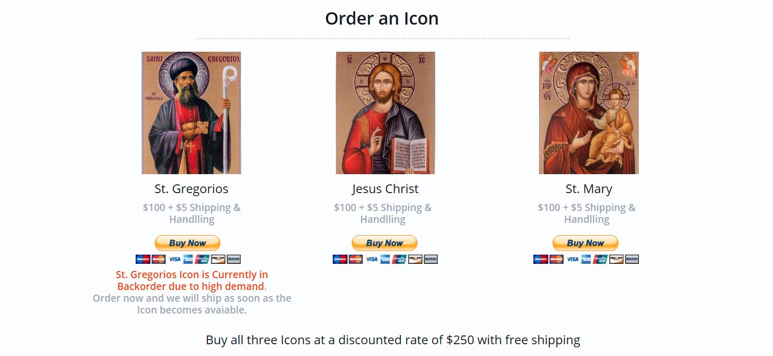 icon order